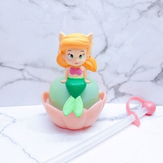 稀有老物 小美人魚 小時候 Q版 公仔 造型吸管 mmn_toy