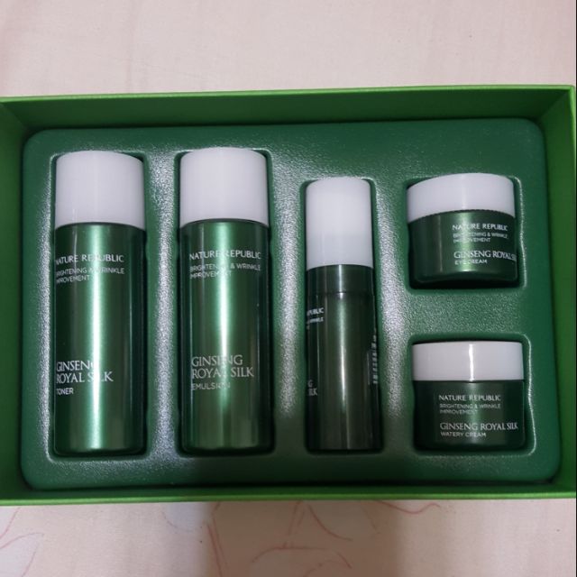 全新Nature Republic 人蔘絲綢旅行組