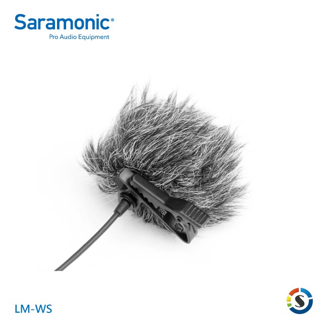 Saramonic楓笛 LM-WS 領夾式麥克風防風毛套(3入)