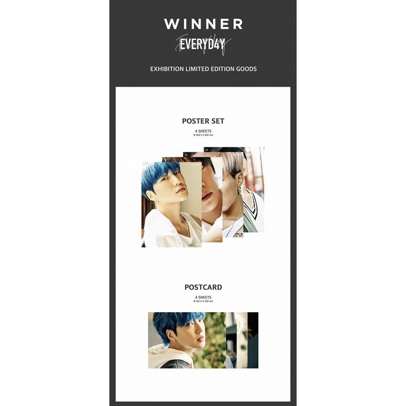 WINNER Everyd4y 官方週邊海報明信片組Everyday Mino Jinu Yoon Hoony