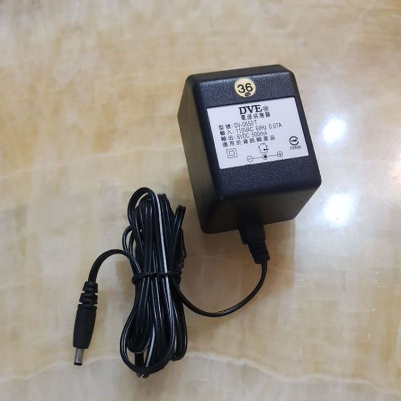 二手~變壓器6v / 0.5A  - 外徑3.5mm ~二手良品