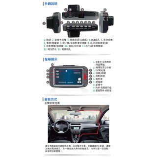 【發現者】Q8 1080P Full HD 行車記錄器 前後 雙鏡頭 贈 32G 記憶卡 新品上市