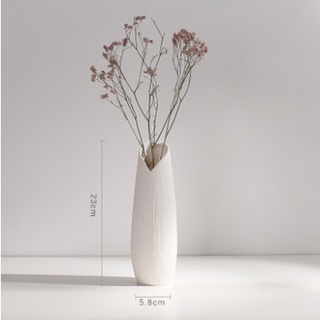 【巨路生活】陶瓷花瓶 白色花瓶 水培現代陶瓷花瓶小清新 室餐桌擺件家居裝飾