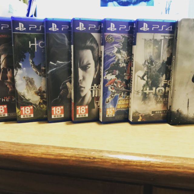 PS4遊戲光碟-榮耀戰魂鐵盒、榮耀戰魂、仁王、決勝時刻 黑色行動3
