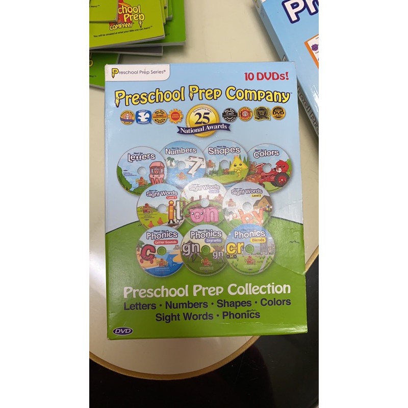 preschool prep 10 DVDs