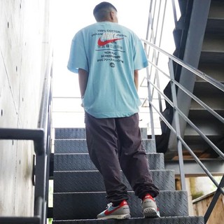 NIKE 日本限定 NIKE GEL SS TEE OFF-WHITE 藍/黑/白 短袖T
