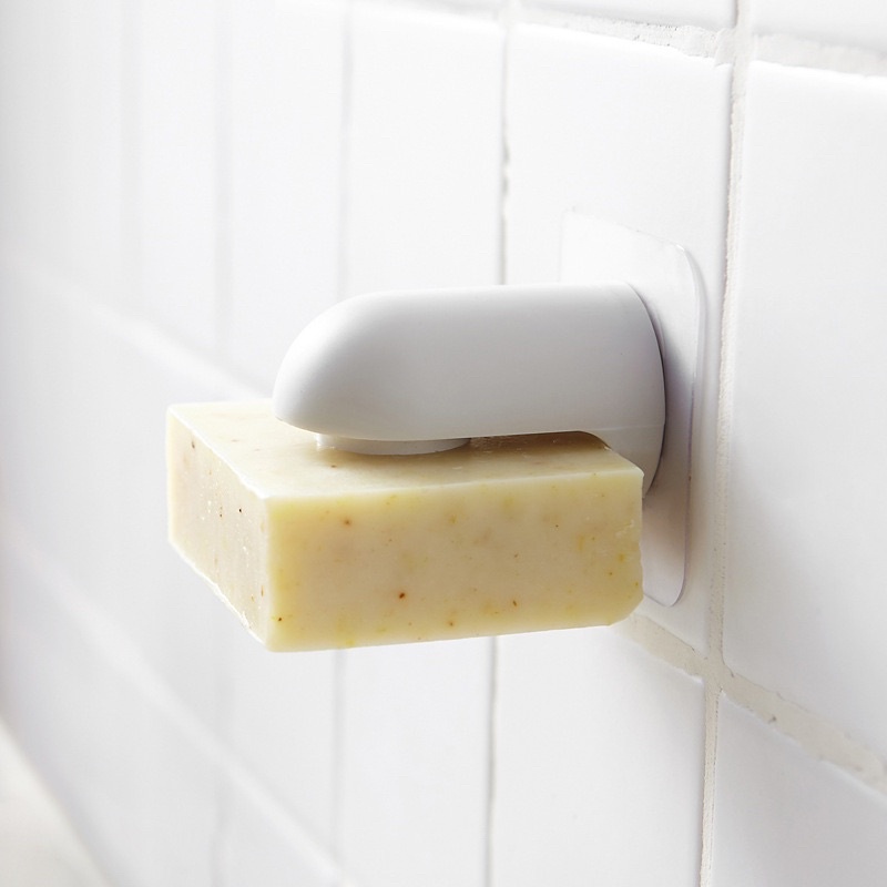 創意磁鐵吸皂器衛生間免打孔瀝水吸盤香皂盒創意家用壁掛肥皂架