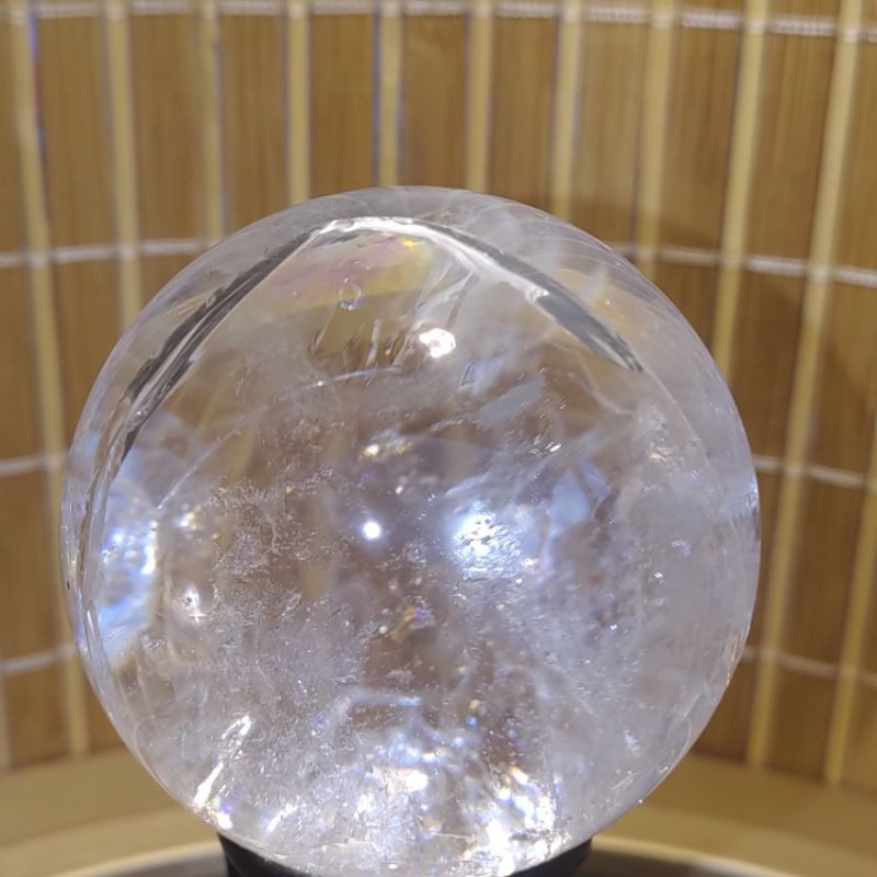 白水晶 水膽球｜水膽水晶 水晶球｜約54mm