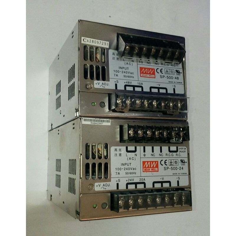 🌞二手現貨保固 MW明緯 SP-500-24 交換式電源500W 24V 20A電源供應器 PFC SP-500-48