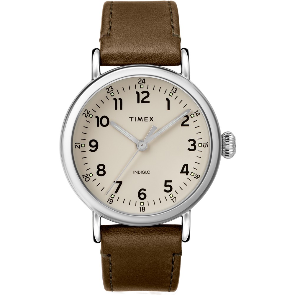 【TIMEX】天美時 復刻系列 簡約復古手錶 ( 橄欖綠TXTW2T20100)