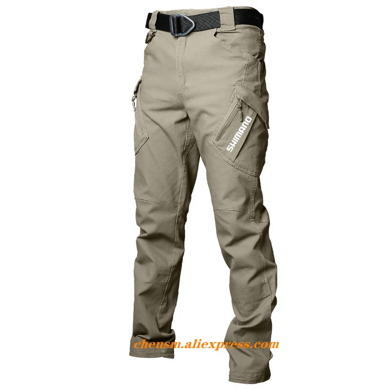 Shimano新款釣魚服男士透氣速乾釣魚褲彈力薄款防水登山戶外運動褲