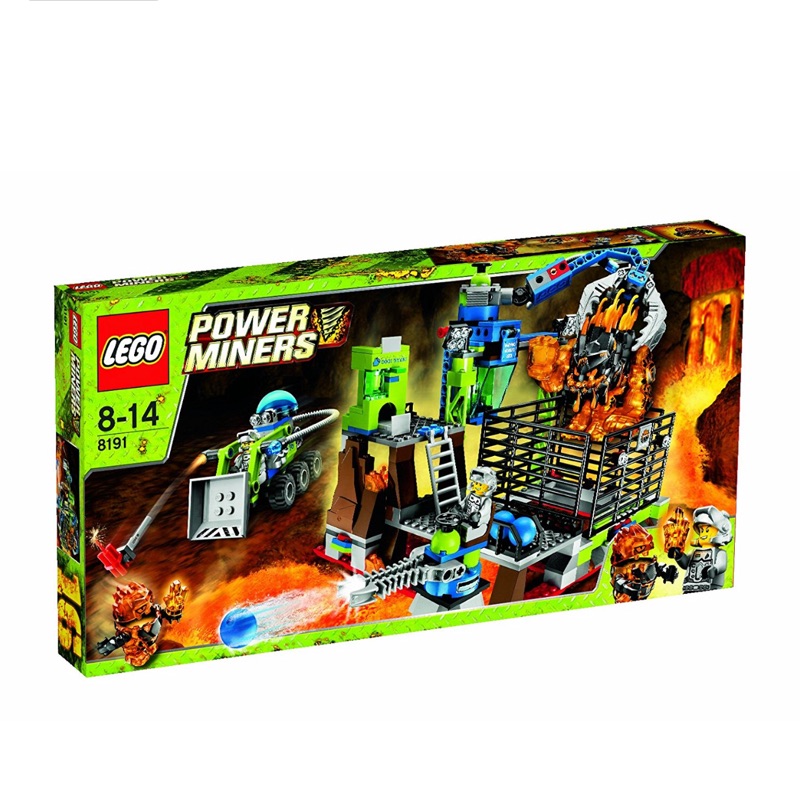 LEGO 樂高 8191 地心系列Power Miners 熔岩怪牢籠 / 全拍賣最後一盒！