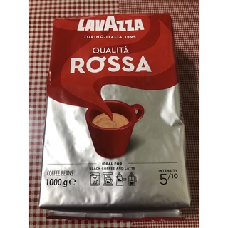 【LAVAZZA】 QUALITA ROSSA 中度烘培咖啡豆 LAVAZZA紅牌咖啡豆(1000g)