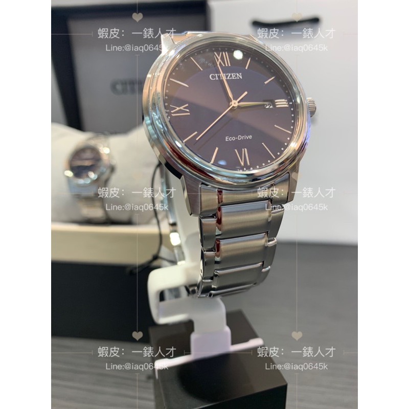 Citizen 星辰 光動能腕錶 AW1670-82L 男錶 對錶