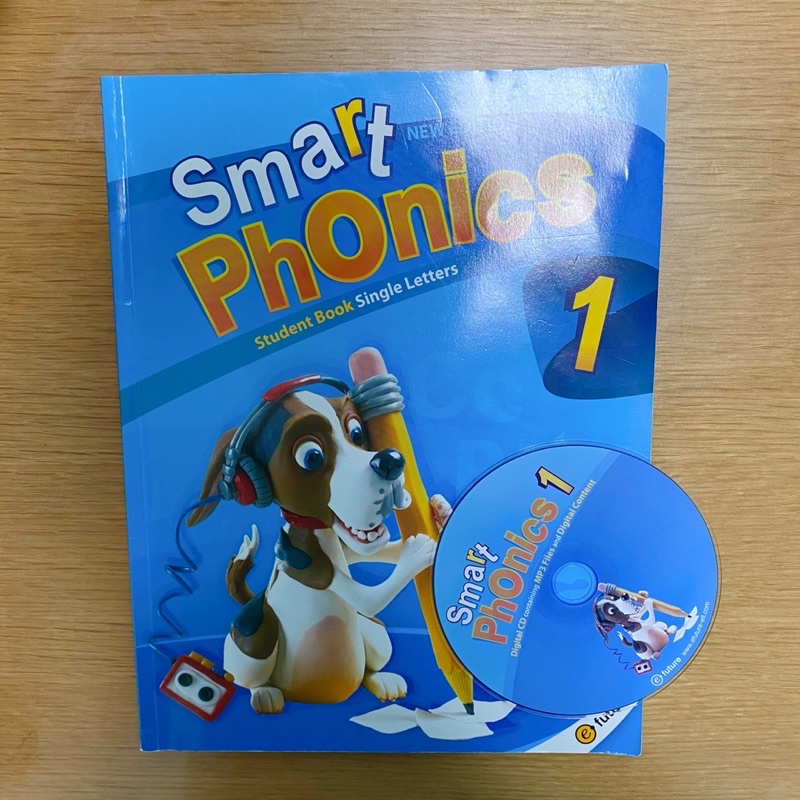 二手書 New Smart Phonics 1 Single Letters With Cd 英文教材 蝦皮購物