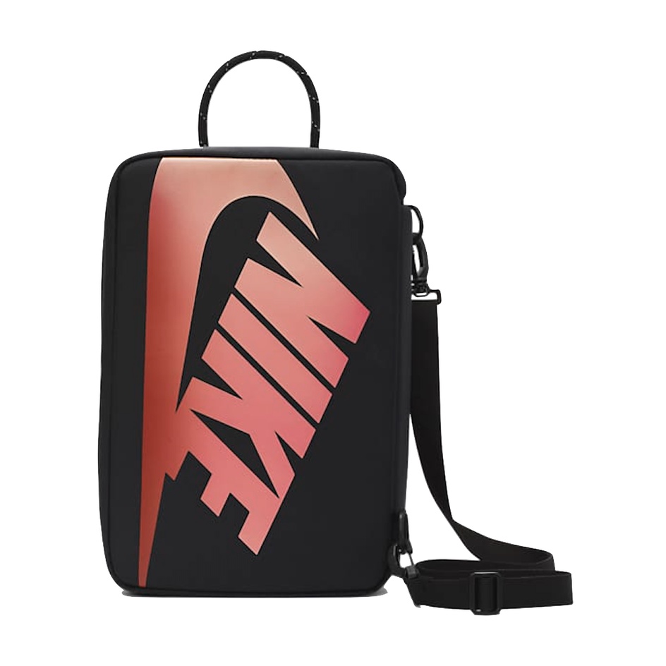 Nike 鞋袋 鞋盒袋 球鞋袋 運動鞋袋 運動提袋 手提鞋袋 運動包 手提包 手拿包 輕便 黑 紅 DA7337-010