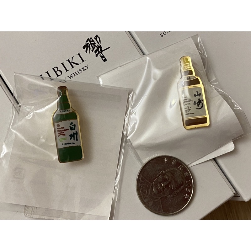 Suntory三得利酒廠原廠精品 山崎 白州 響 知多別針徽章 蝦皮購物