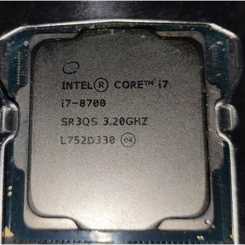 intel i7-8700 CPU