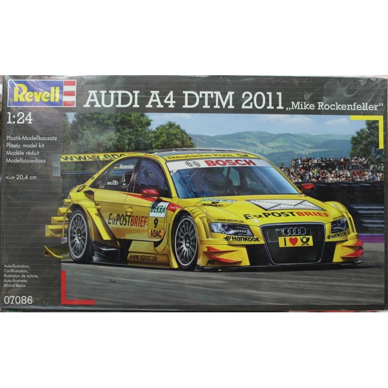 《模王》REVELL Audi A4 DTM 2011 "Mike Rockenfeller" 1/24 07086