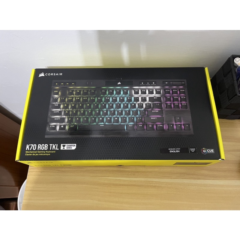 海盜船 Corsair K70 TKL 80%紅軸 電競鍵盤 二手