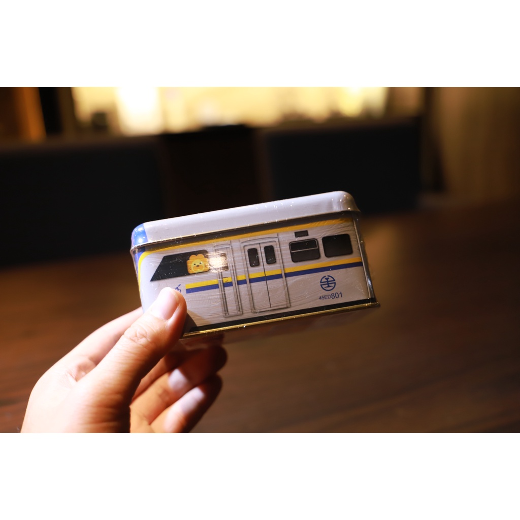 【存錢筒】EMU800微笑號，台鐵電聯車設計款 幸福火車小鐵盒存錢筒