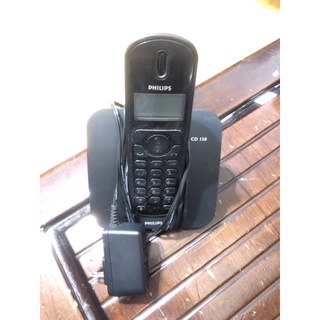 飛利浦無線電話-二手品，請買家自備4號充電電池兩顆。