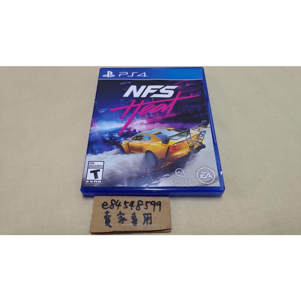 PS4 極速快感 熱焰 美版 中文版 NFS Need For Speed Heat 美商藝電 EA