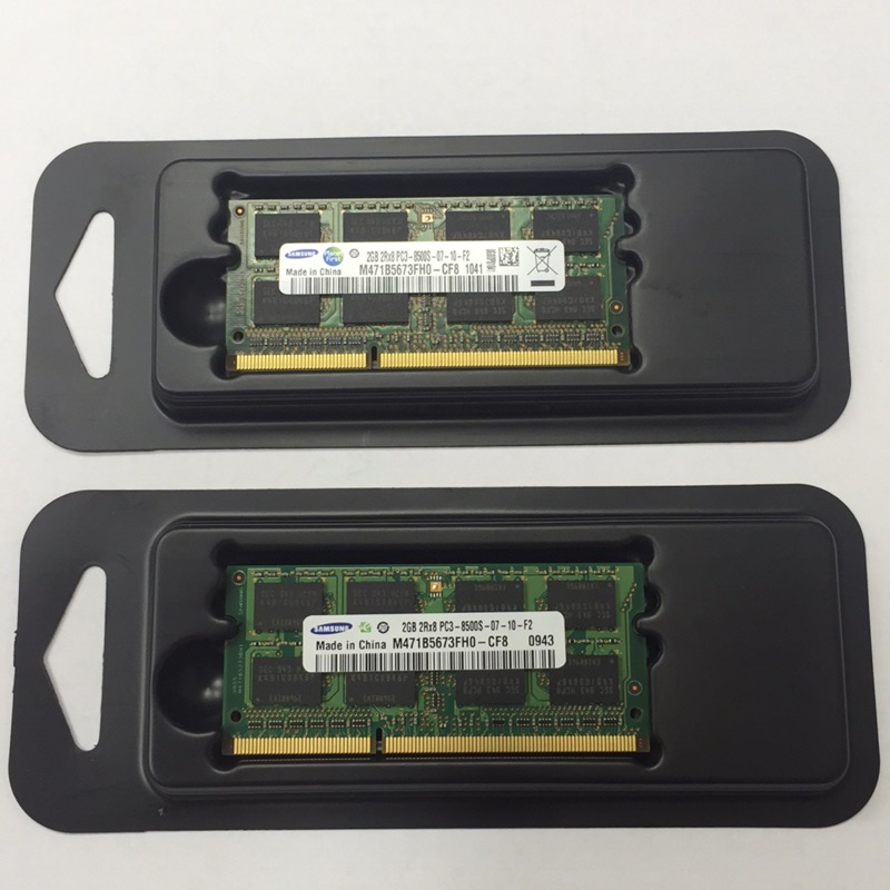 三星 Samsung DDR3 1066 2GB RAM 2條共 4GB