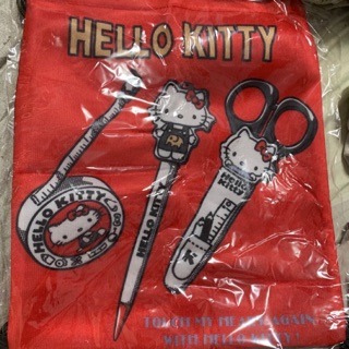 正品三麗歐紅色Hello Kitty後背包