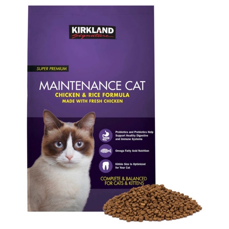 [現貨🚀]Kirkland 科克蘭 雞肉&amp;米配方乾貓糧 好市多貓飼料 紫包🐈