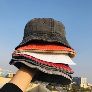 \S miss/🇹🇼現貨 水洗工裝風復古漁夫帽盆帽遮陽帽釣漁帽子