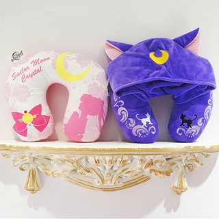 Sailormoon美少女戰士頸枕 U型枕 貓耳款/月光影子款