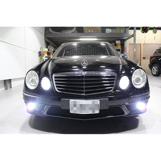 巨城汽車精品 HID 賓士 W211 02-07 換 E63 樣式 前保桿 側裙 後下巴 水箱罩 E350 E240