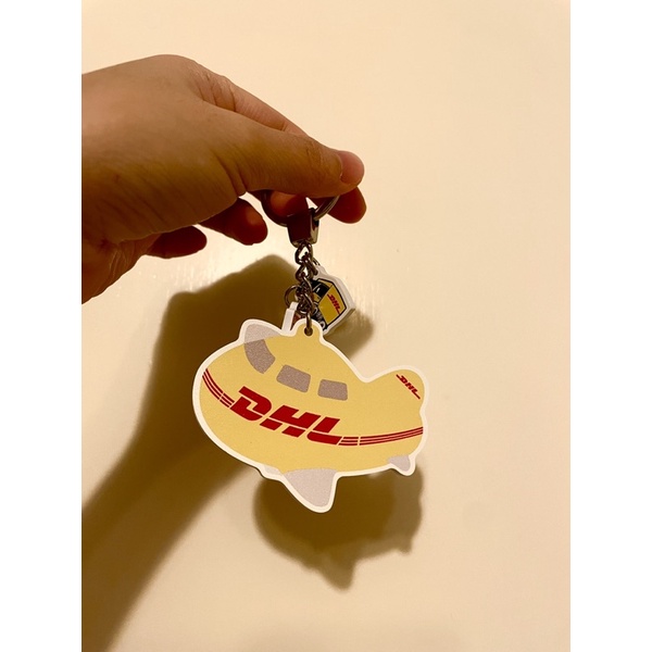DHL 造型悠遊卡鑰匙圈