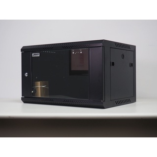 19吋 600x450mm 6U黑色 加贈L支架一對 壁掛機櫃 壁掛機箱網路機櫃 伺服器機櫃 電腦機櫃