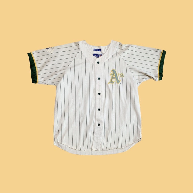 「Sold Out」JCI：Vintage Starter MLB 奧克蘭 運動家隊 棒球衣 90s古著 / 西岸灣區