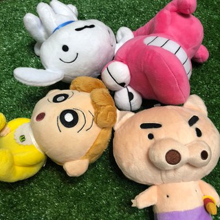 【誠誠小舖】日本進口 正版 三英貿易 蠟筆小新 小新 小葵 肥嘟嘟左衛門 小白 鱷魚阿山 巧克比 絨毛 玩偶 娃娃