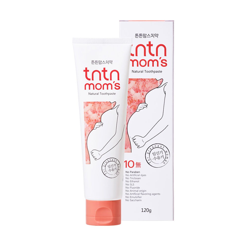 【韓國tntn mom's】草本護理孕婦牙膏 孕婦牙膏 抗敏牙膏 口氣清新減輕孕吐