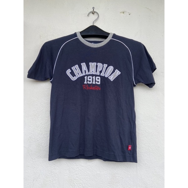 Champion 深藍色短袖童裝 9-10歲 138-143公分