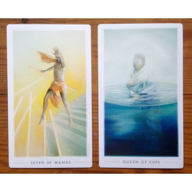預馨緣塔羅鋪 正版現貨噴泉塔羅the Fountain Tarot 全新78張 神聖幾何牌 鍍銀精緻版 蝦皮購物