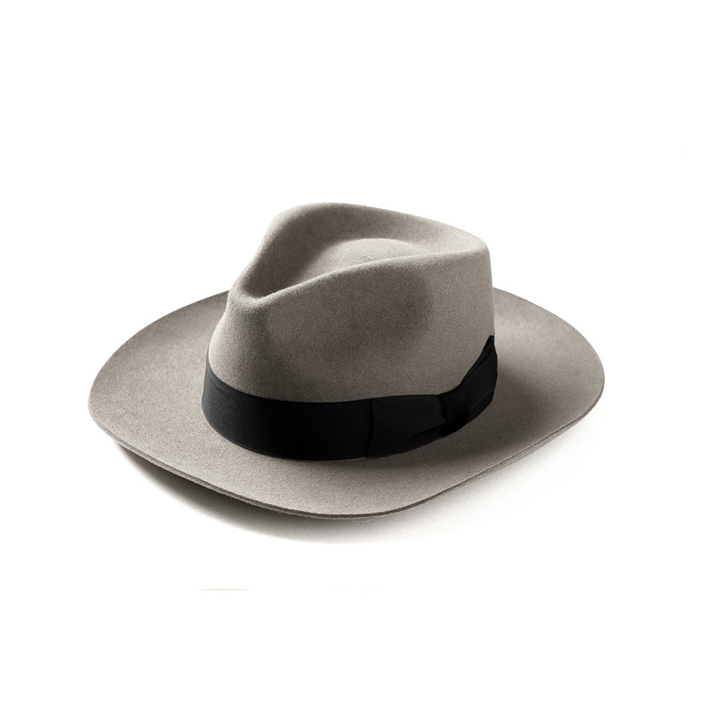 【Metal Mob】Retrodandy - 20年代Fedora紳士帽 兒童帽 - 灰色 vintage 古著 工裝