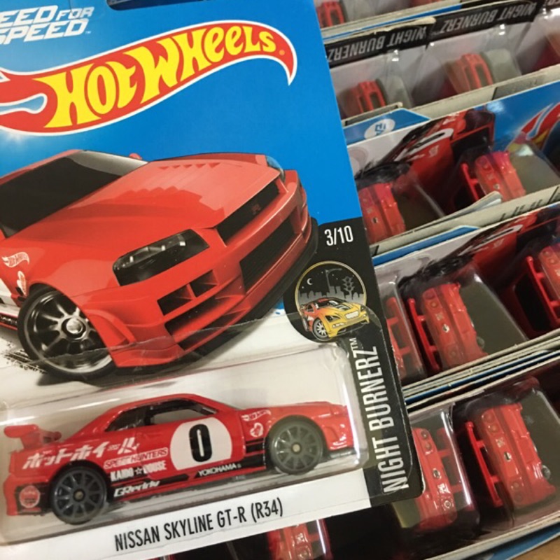 絕版 1 風火輪 Nissan Skyline Gt R R34 Gtr Hotwheels 蝦皮購物
