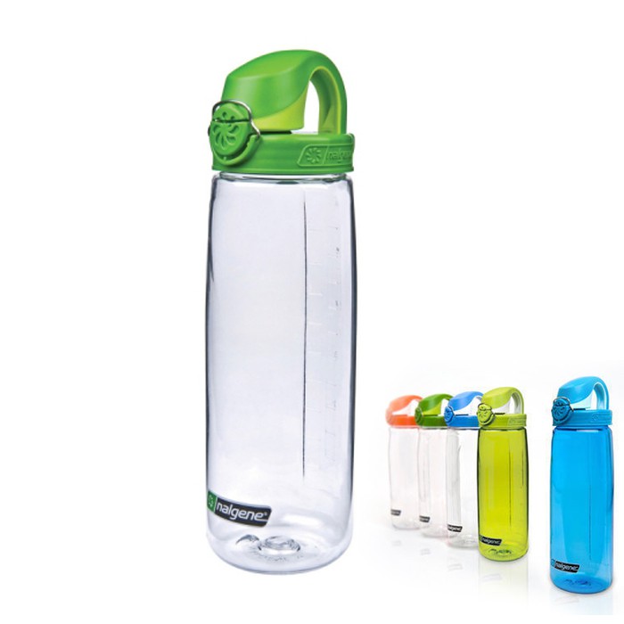 Nalgene 美製 OTF 多色可選 運動水壺水瓶 不含BPA 刻度650cc 容量750cc 5565 綠野山房