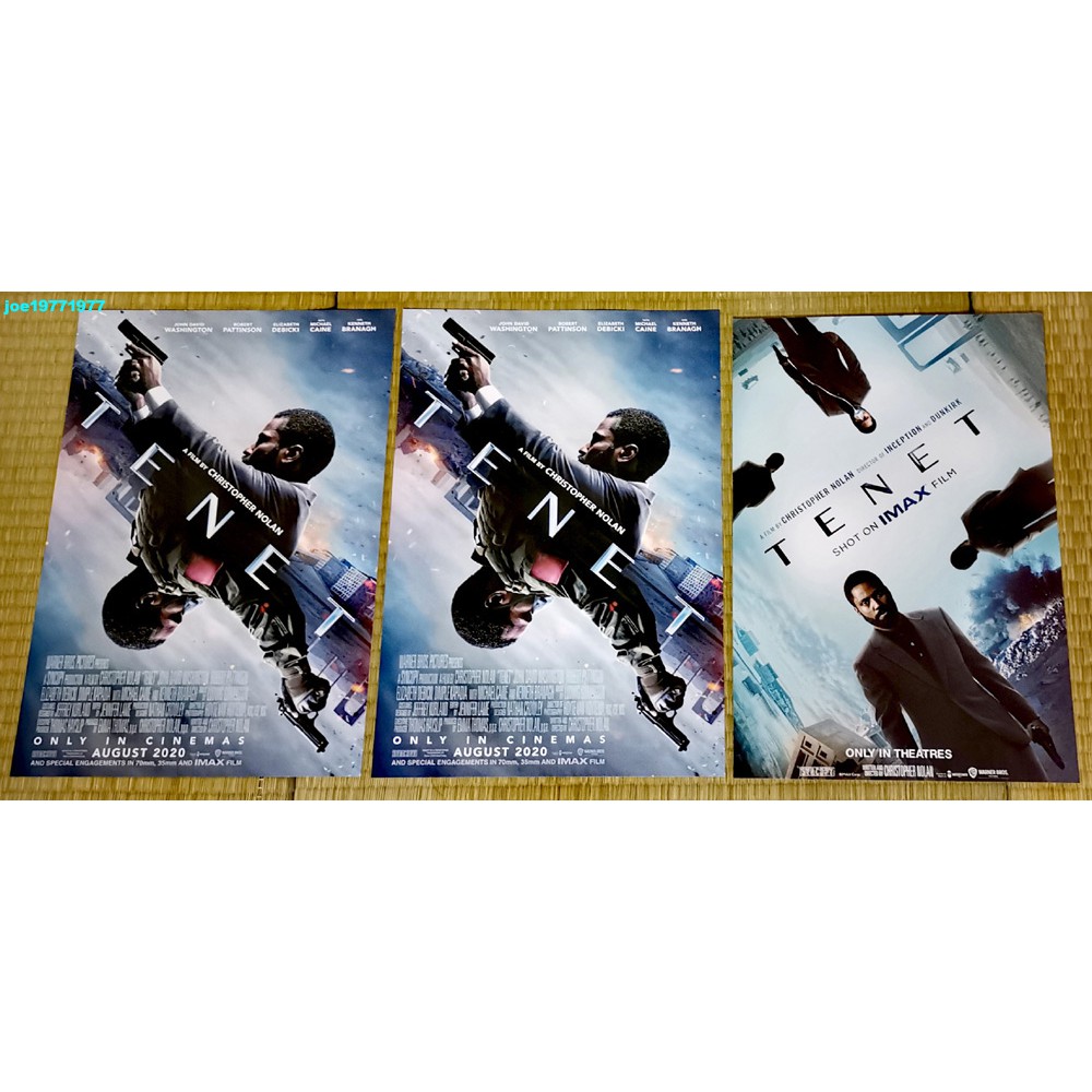 天能 TENET 諾蘭/預售海報、IMAX海報、特殊油墨印刷海報