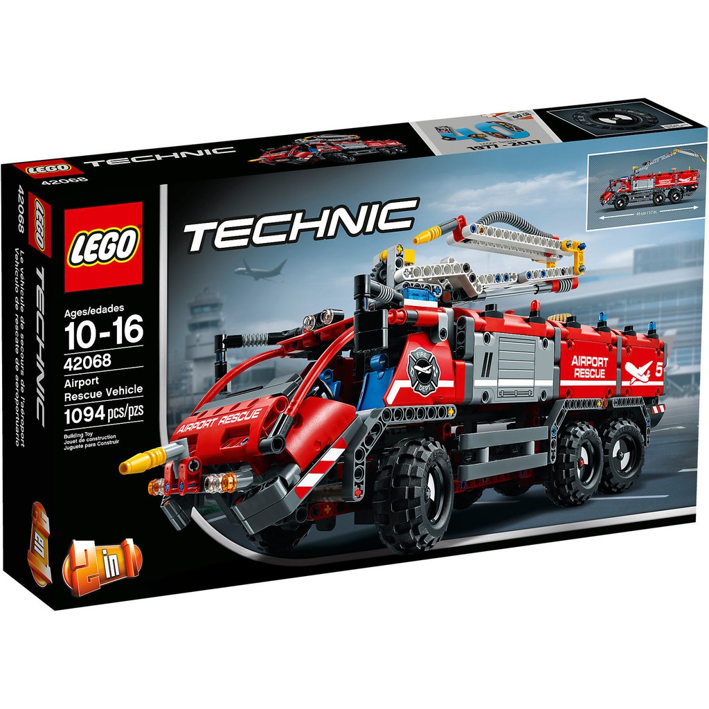 ［想樂］全新 樂高 Lego 42068 Technique 科技 機場消防車