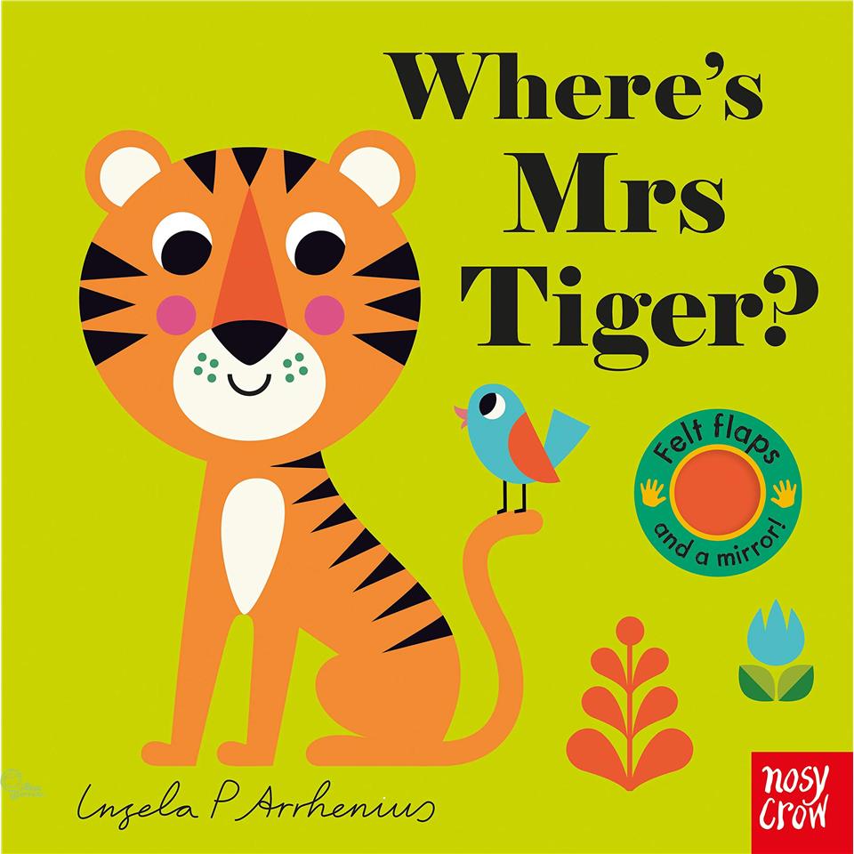 Where’s Mrs Tiger? 不織布翻翻書（外文書）