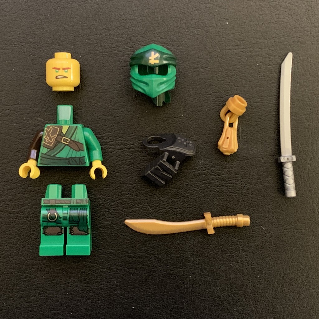 「樂高 軍團」LEGO 旋風忍者 NINJAGO 70676 勞埃德 的鈦機械人 綠忍者 Llyod NJO544