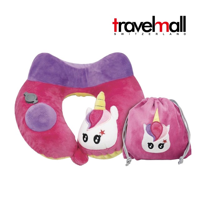 travelmall專利3D按壓式充氣枕/ 獨角獸版 誠品eslite