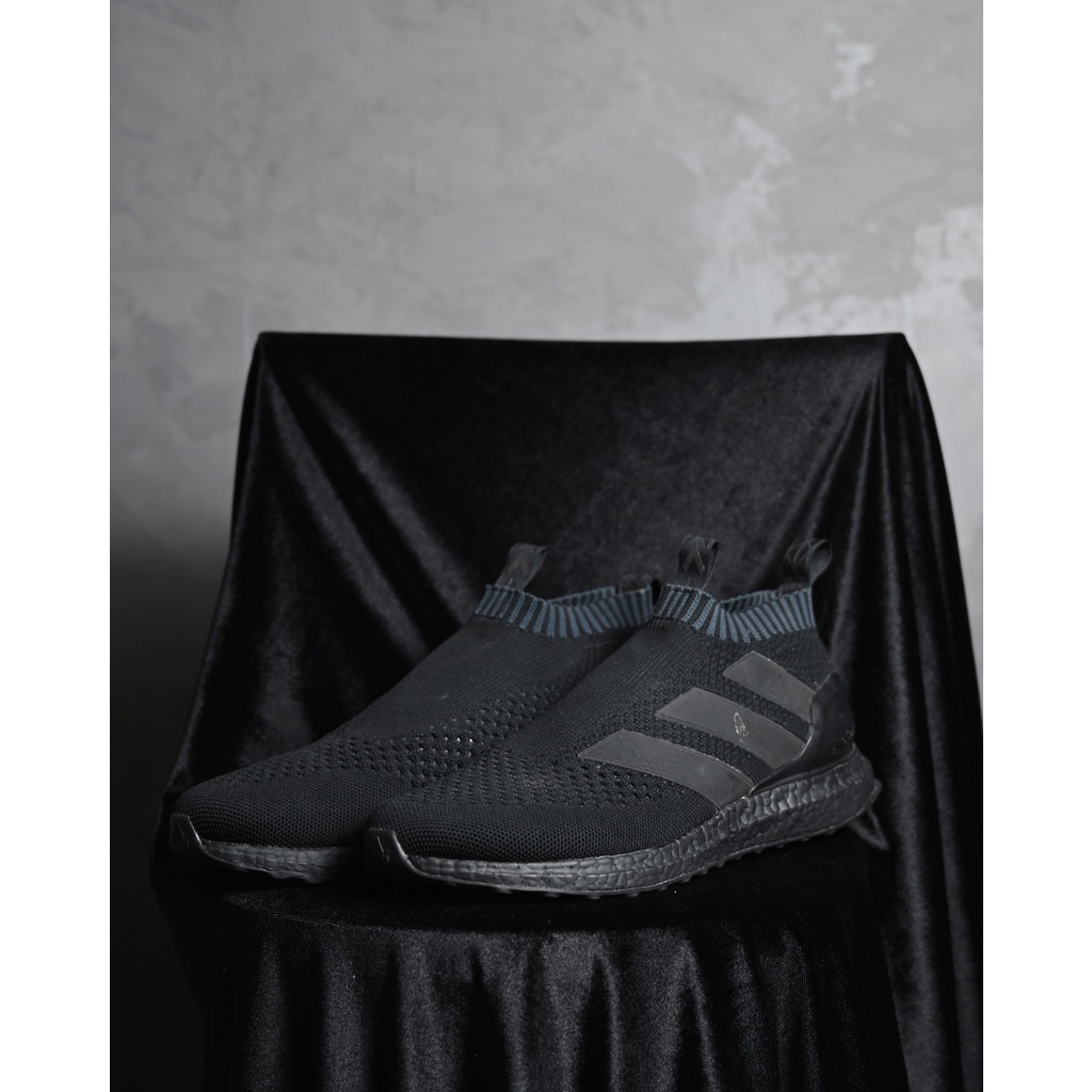 adidas ACE 16+ Purecontrol Ultra Boost Triple Black 襪套式運動鞋