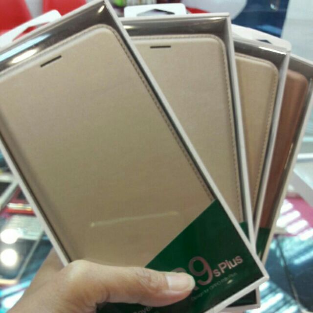 OPPO R9S Plus原廠 側掀無視窗 可站立式 手機套 皮套 書本式